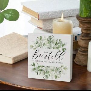 Christian Bible Verse Decor, Be Still